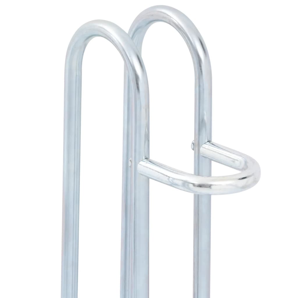 Fahrradständer für 2 Fahrräder Verzinkter Stahl