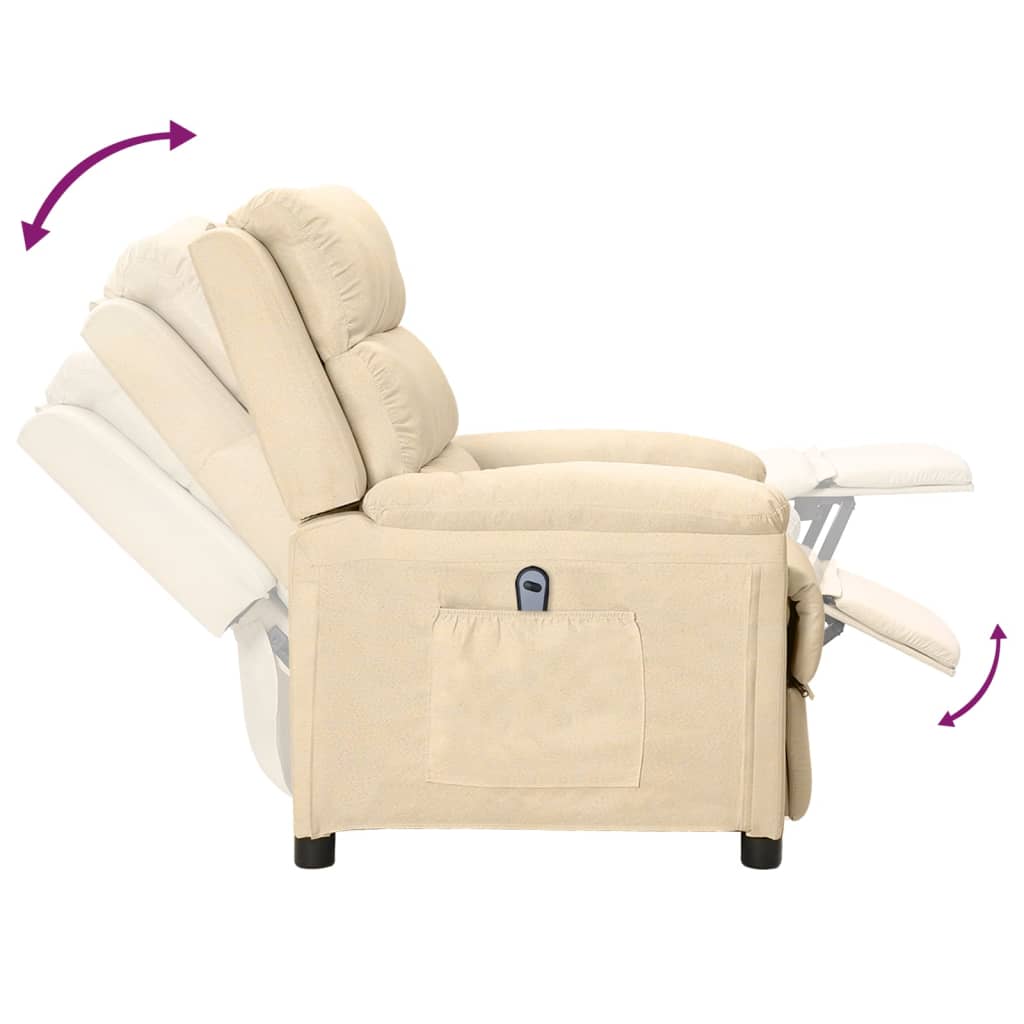 Relaxsessel Elektrisch Braun Stoff