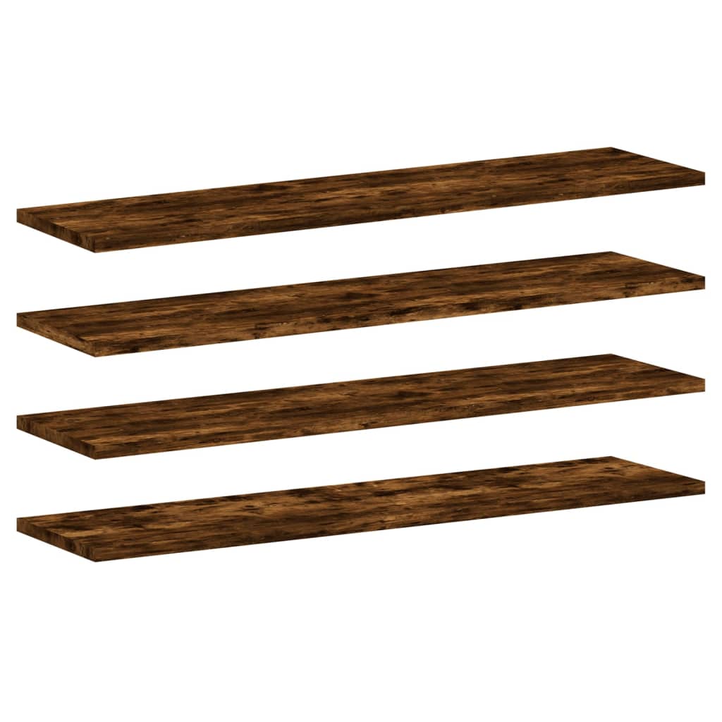 Bücherregal-Bretter 4 Stk. Weiß 40x10x1,5 cm Holzwerkstoff