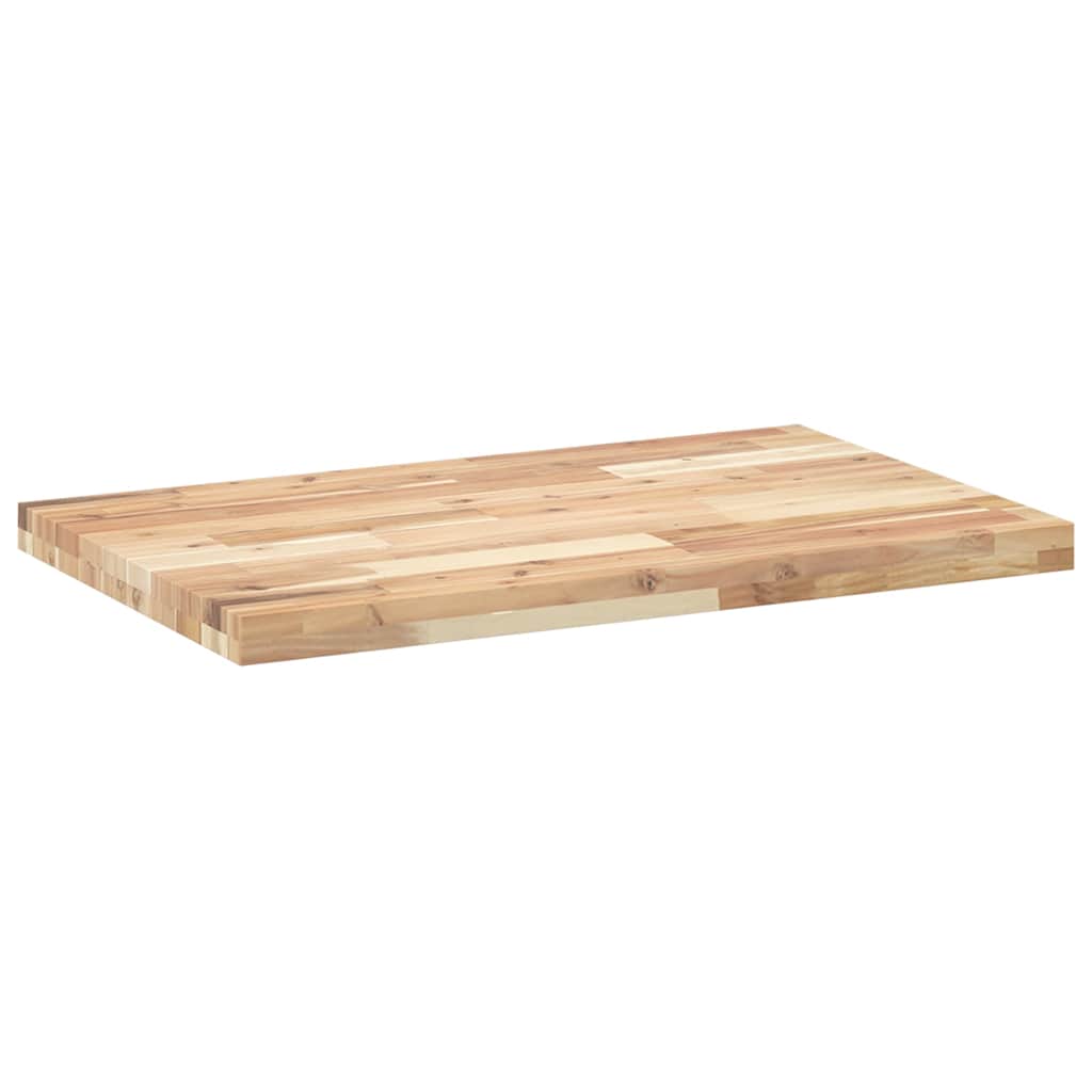 Tischplatte Rechteckig 60x50x2 cm Massivholz Akazie