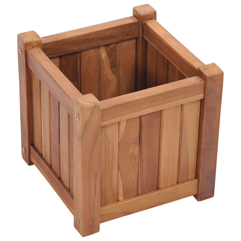 Hochbeet 150x30x25 cm Massivholz Teak