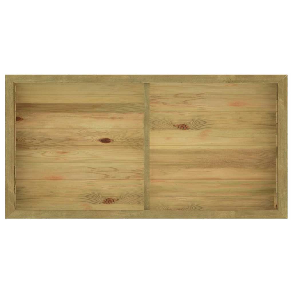 Hochbeet 100 x 50 x 50 cm Kiefernholz Imprägniert