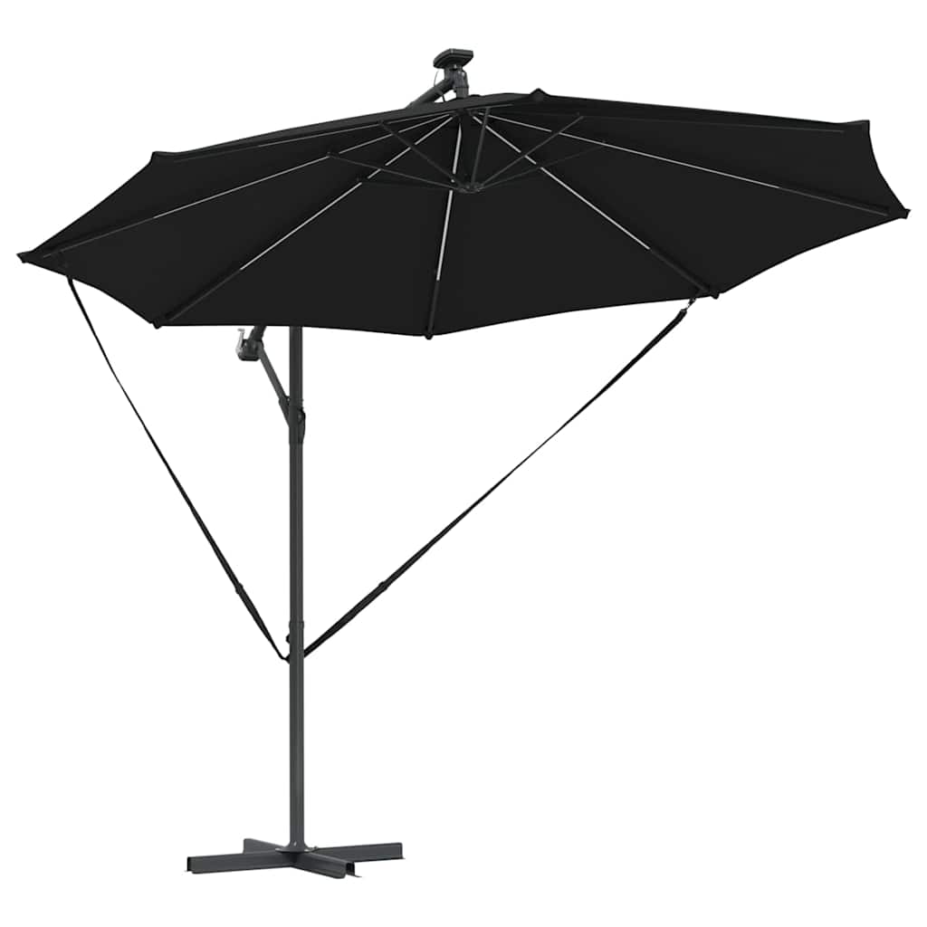 Sonnenschirm Sand 294 x 294 x 248 cm Polyester und Aluminium