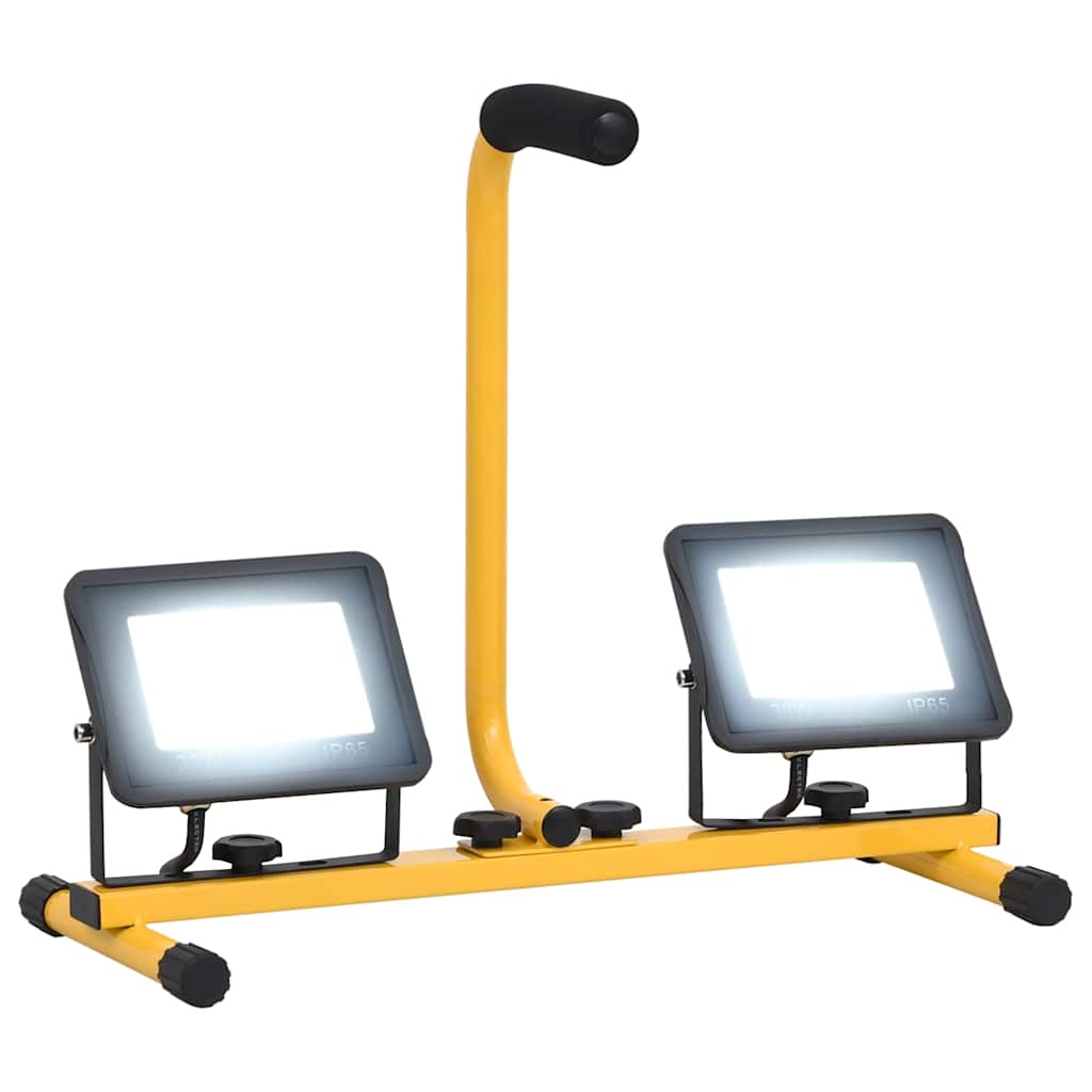 LED-Fluter mit Handgriff 2x10 W Warmweiß