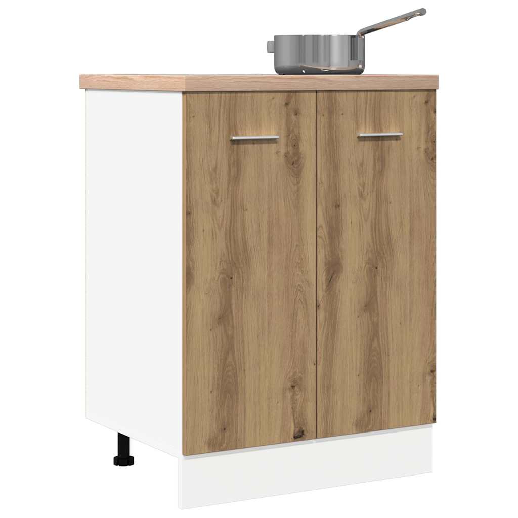 Unterschrank Lyon Weiß 60x46x81,5 cm Holzwerkstoff