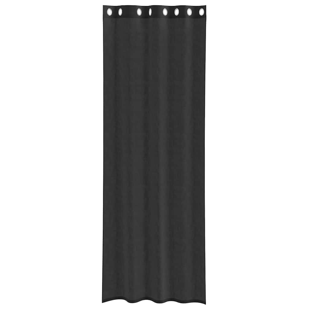Voile Vorhänge mit Ösen 2 Stk. Apfelgrün 140x140 cm