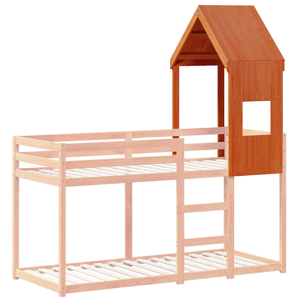 Dach für Kinderbett 60x89x134,5 cm Massivholz Kiefer