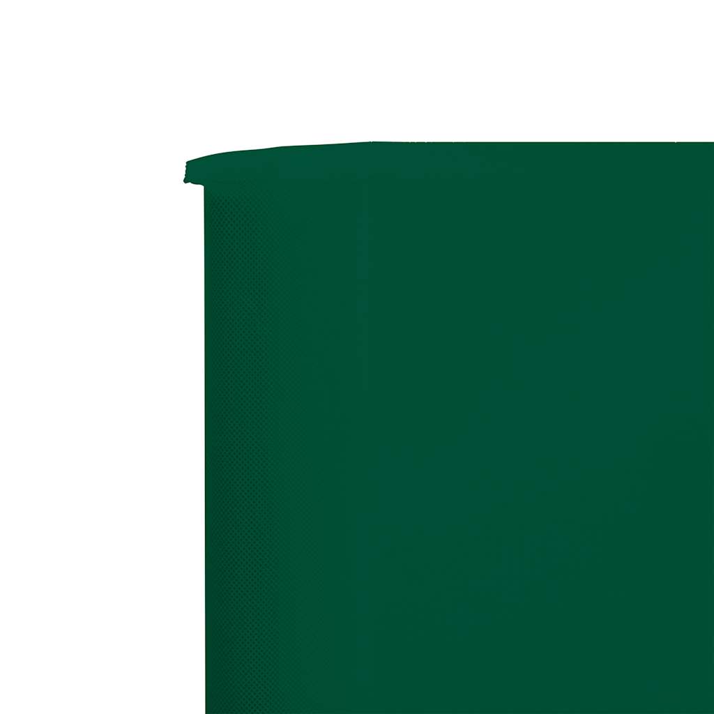 3-teiliges Windschutzgewebe 400 x 120 cm Weiß