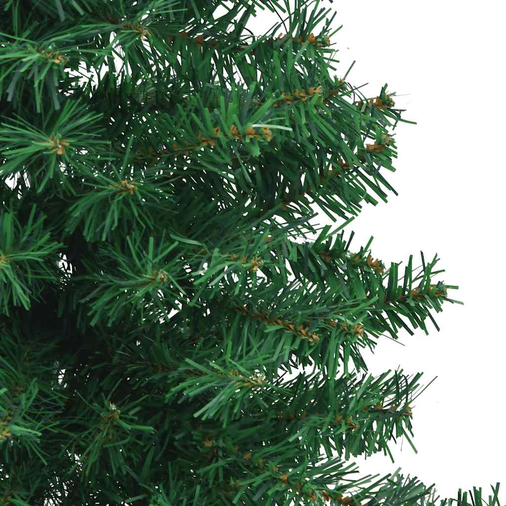 Künstlicher Eck-Weihnachtsbaum Grün 120 cm PVC