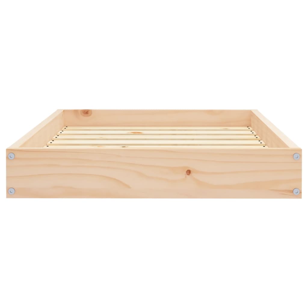Hundebett 51,5x44x9 cm Massivholz Kiefer