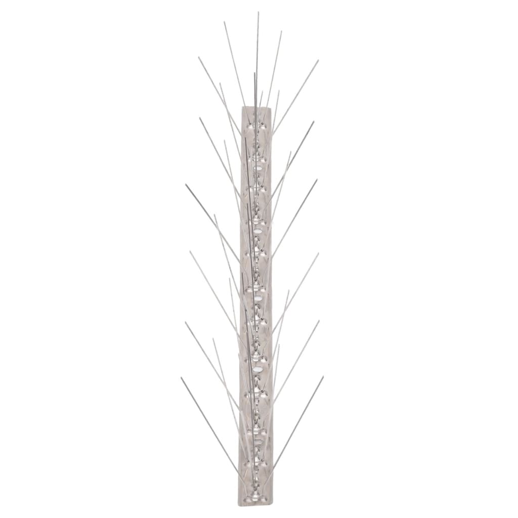 20-tlg. Taubenabwehr Spikes-Set Edelstahl 10 m 4-reihig