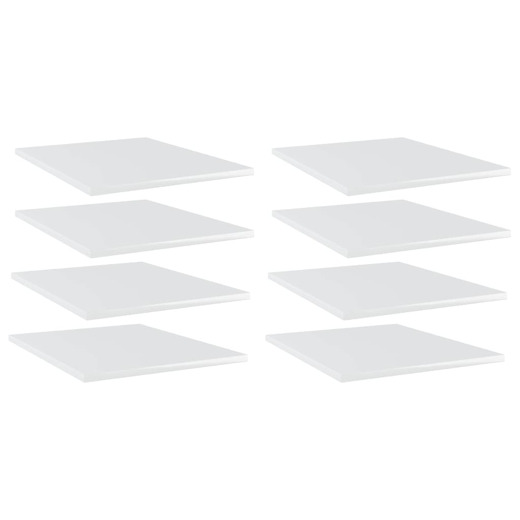 Bücherregal-Bretter 4 Stk. Weiß 40x10x1,5 cm Holzwerkstoff