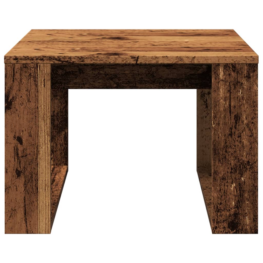 Beistelltisch Weiß 50x50x35 cm Holzwerkstoff