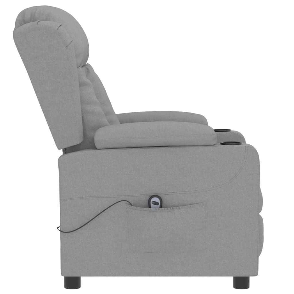Relaxsessel Elektrisch Braun Stoff