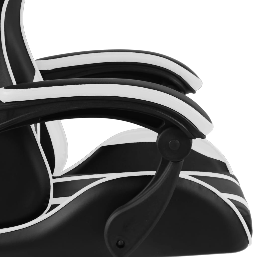Gaming-Stuhl Schwarz und Blau Kunstleder
