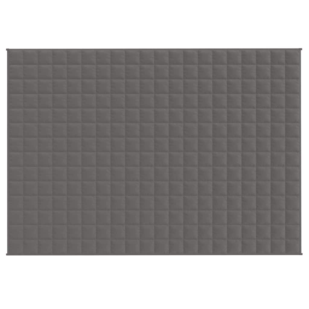Gewichtsdecke Grau 122x183 cm 5 kg Stoff