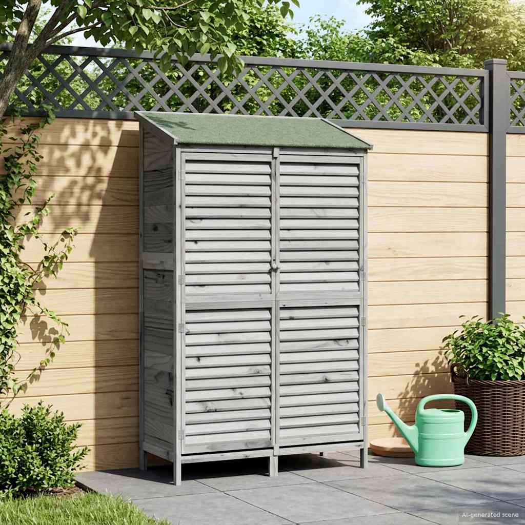 Gartenschuppen Natur 59 x 56 x 113,5 cm Massivholz aus Fichte