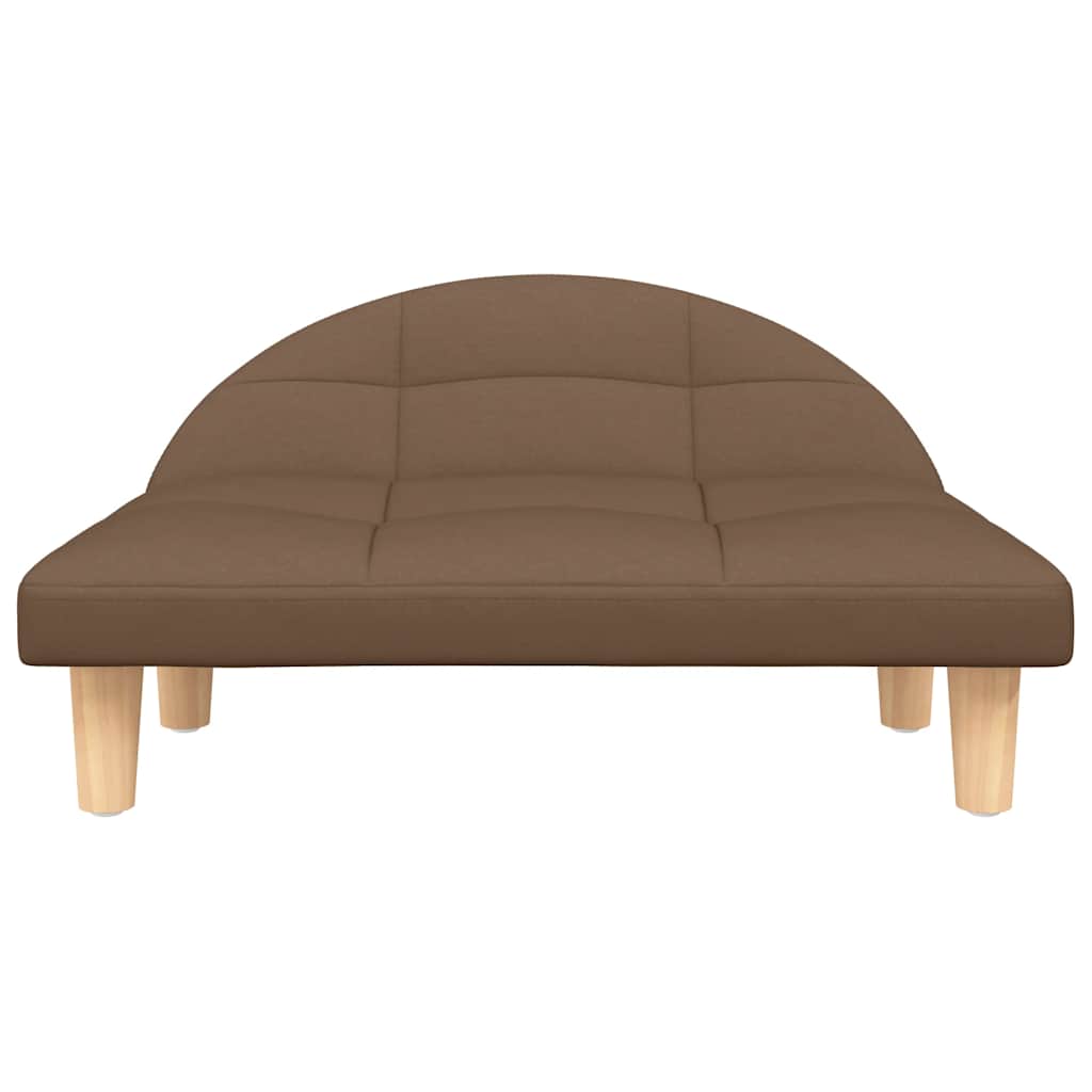 Hundebett Creme 70x52x30 cm Stoff