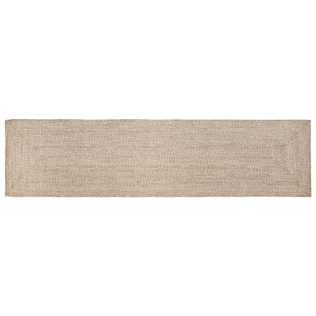 Bereichsteppiche Natürlich und Weiß 60 x 110 cm Jute