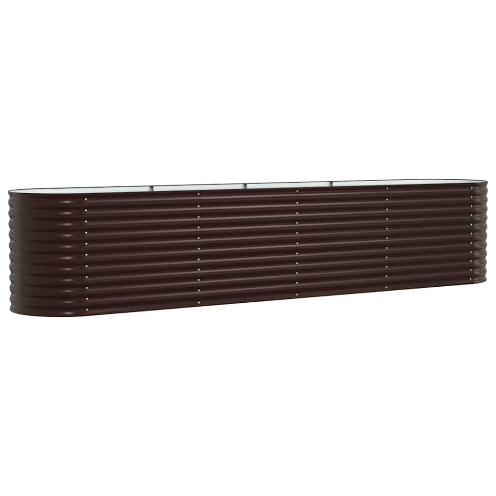Hochbeet Grün 400 x 80 x 81 cm Stahl