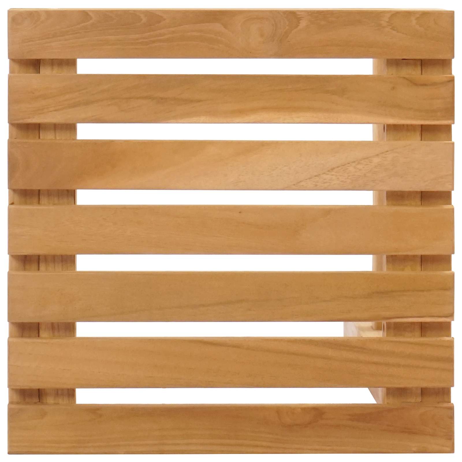 Barhocker 2 pcs Natur Massivholz Teak