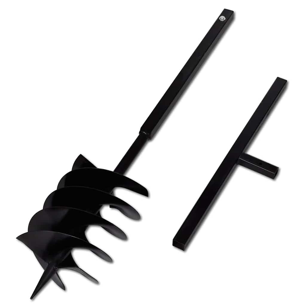 Erdbohrer mit Griff 100 mm Verlängerungsrohr 9 m