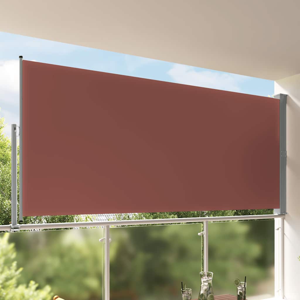 Seitenmarkise 60 x 300 cm 100% Polyester Eisen Stahl