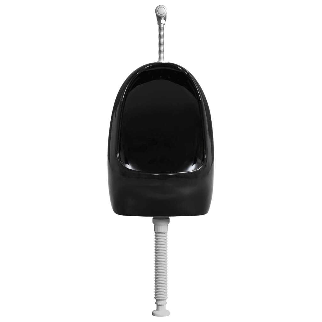 Wandurinal mit Spülventil Keramik Weiß