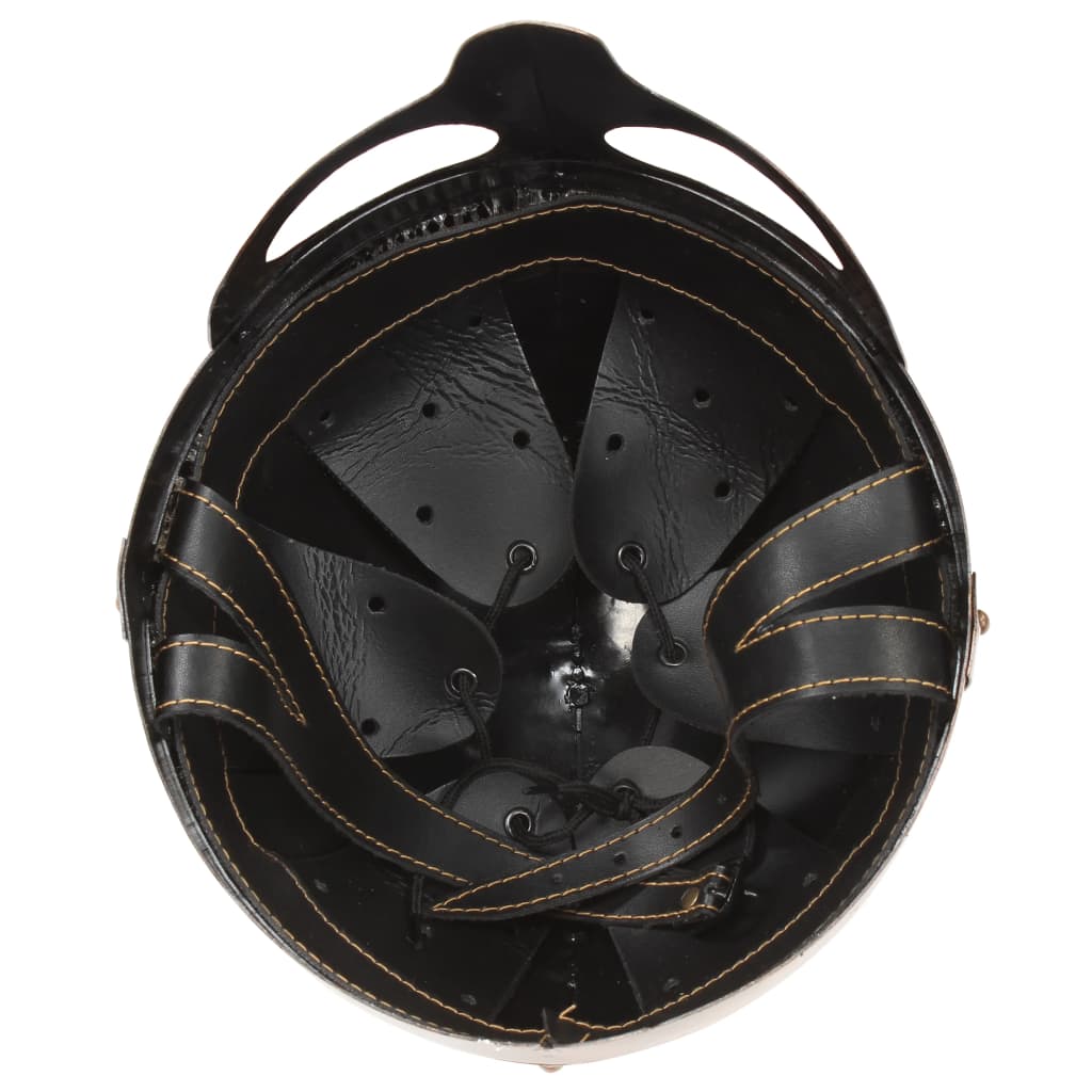 Preußische Pickelhaube Antik Replik für LARP Schwarz Stahl