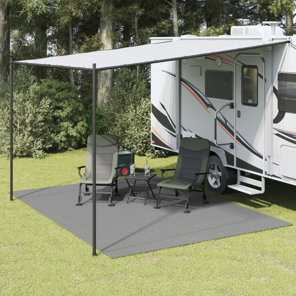 Zeltteppich Anthrazit 4x2 m