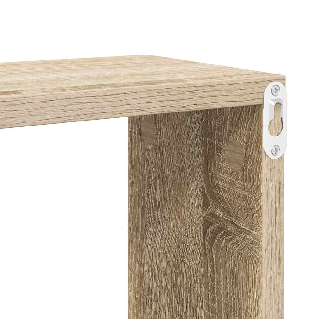 Würfelregale 2 Stk. Weiß 30x15x30 cm