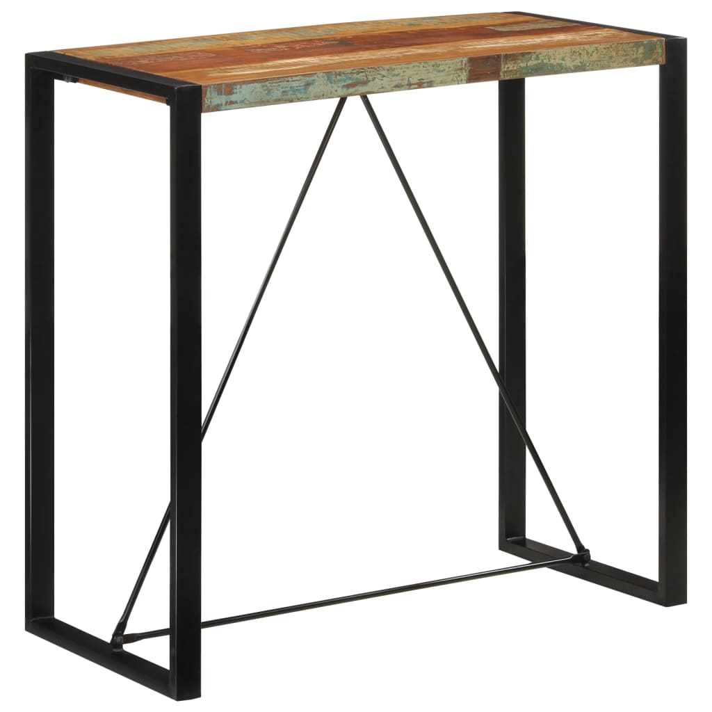 Bartisch 110 x 60 x 110 cm Massivholz Mango