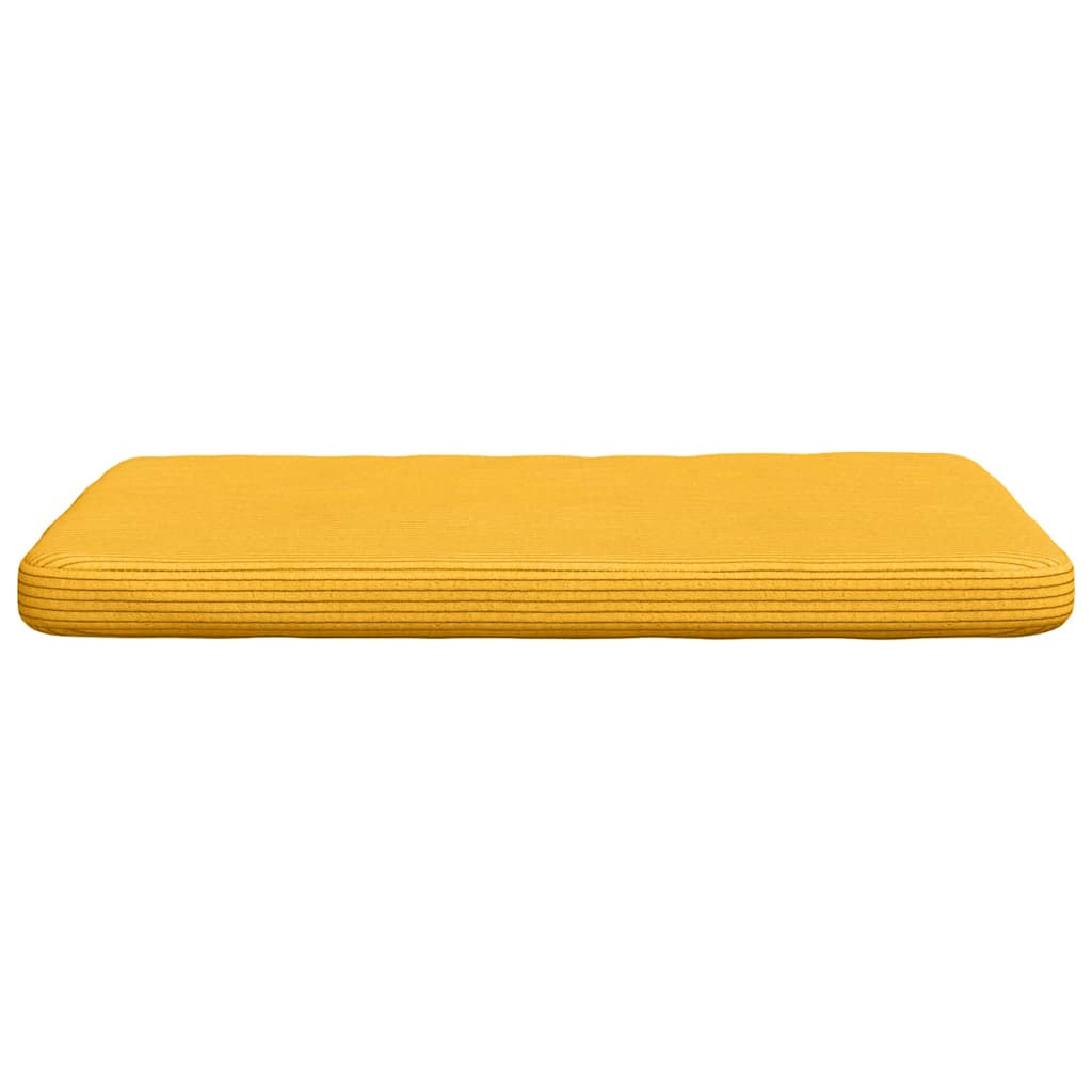 Sitzkissen 4 pcs Hellgrau 40 x 40 x 3 cm Cordstoff