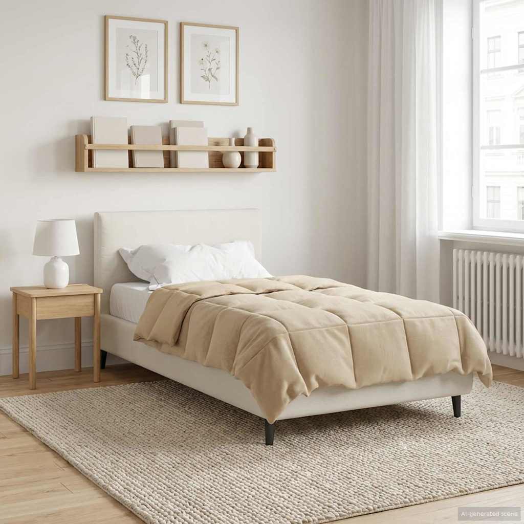 Ganzjahresbettdecke Anthrazit 135 x 200 cm Mikrofaser