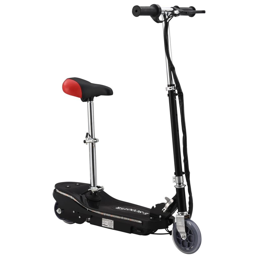 E-Scooter mit LED 120 W Schwarz
