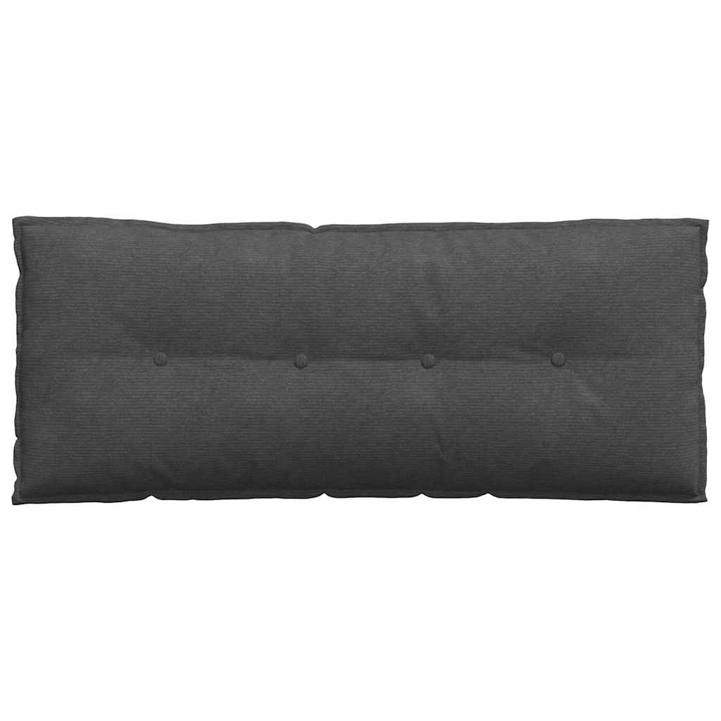Rückenkissen Hellgrau 50 x 45 cm Cordstoff