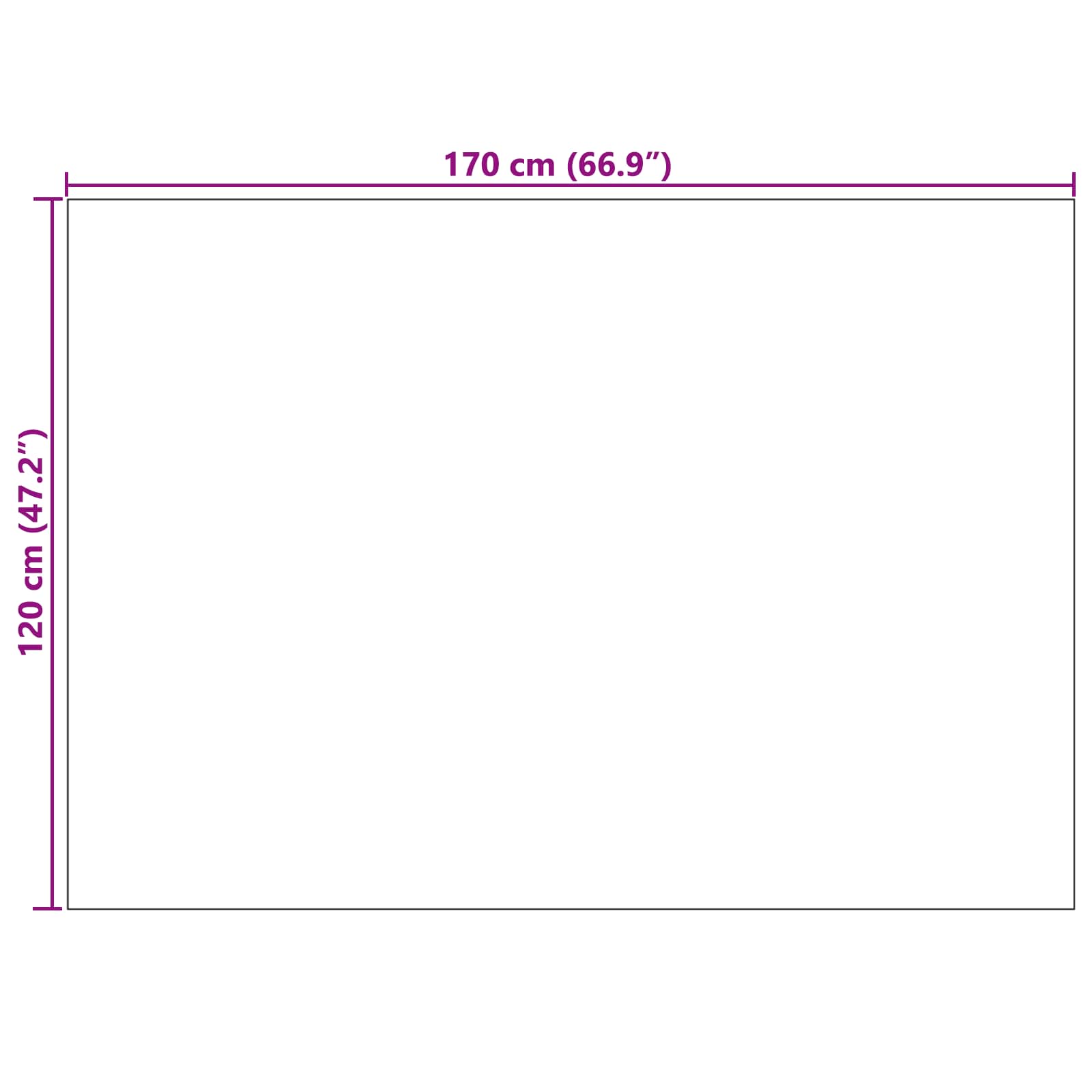 Bereichsteppiche Rechtwinklig LUGO Creme 150 x 80 cm Polyester