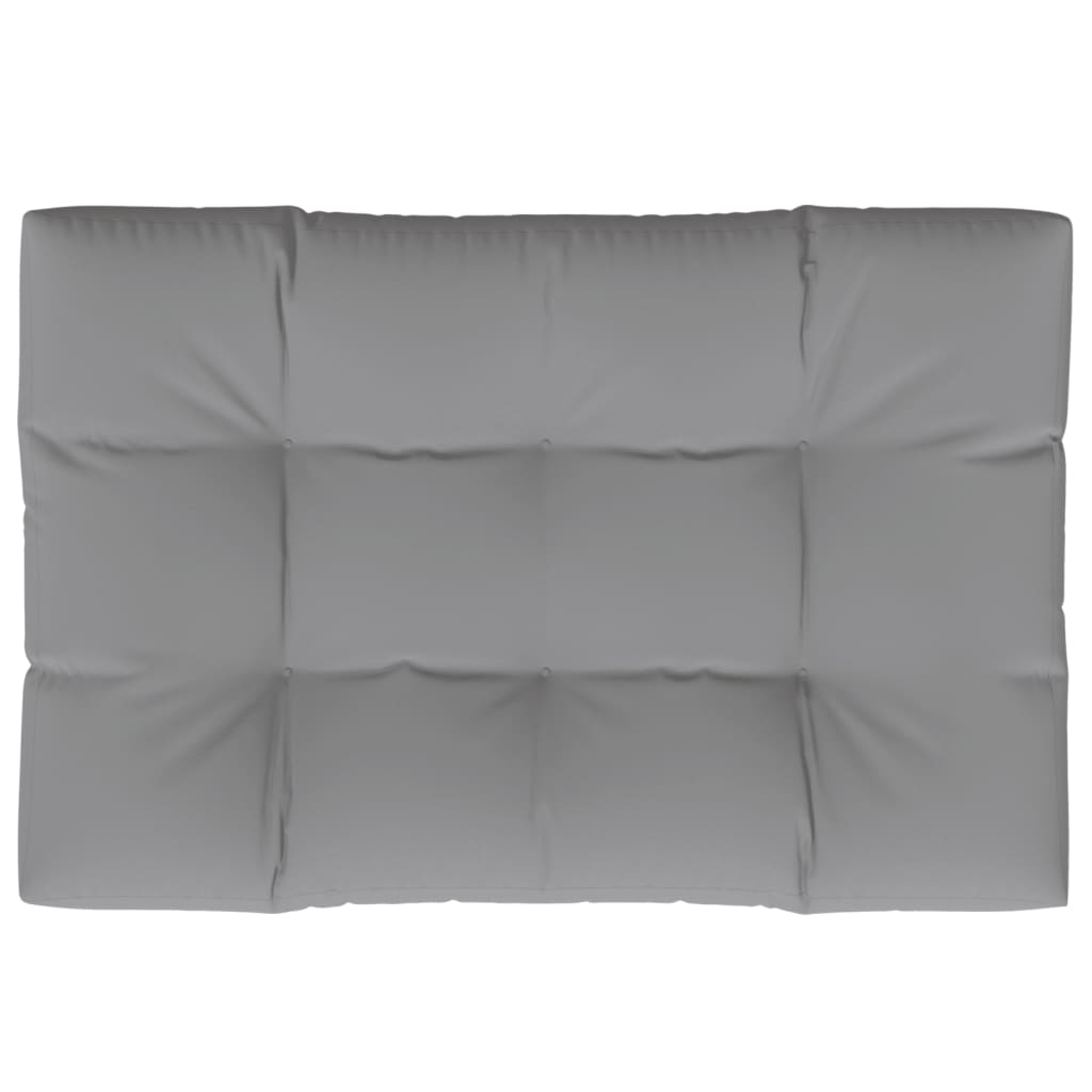 Palettenkissen Anthrazit 50x50x12 cm Stoff