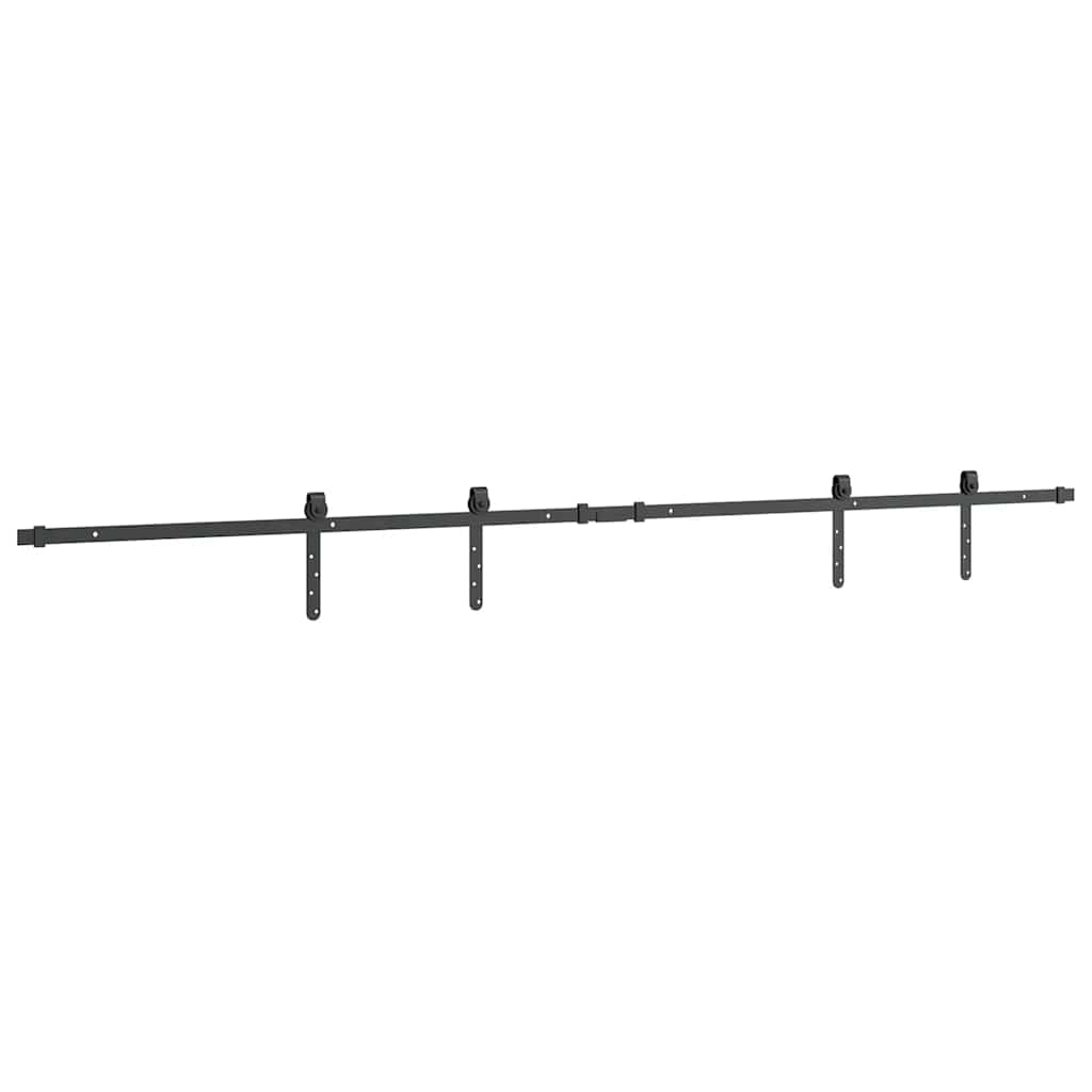 Schiebetürbeschlag Set für Schranktüren 91 cm Karbonstahl