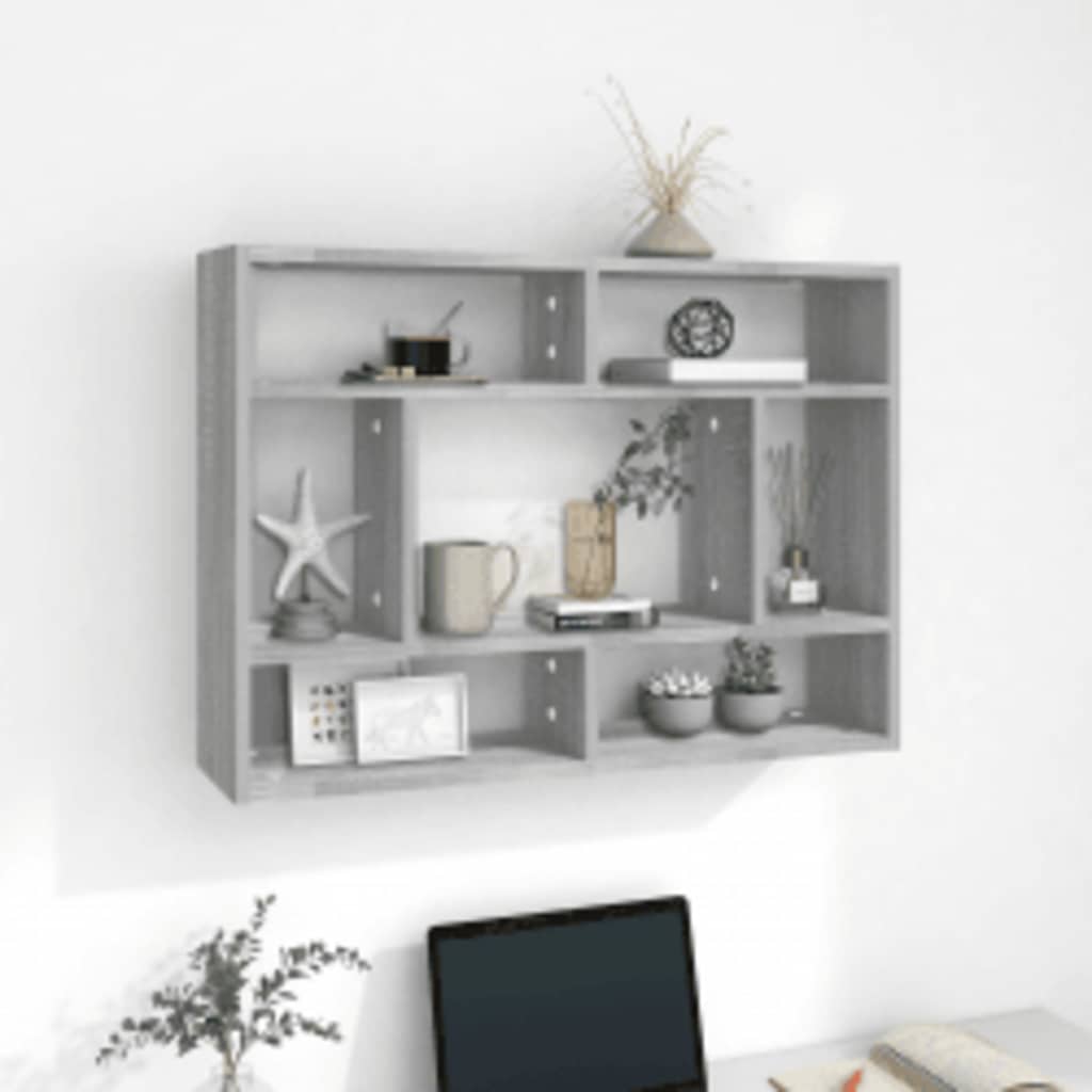 Wandregal Weiß 75x16x55 cm Holzwerkstoff