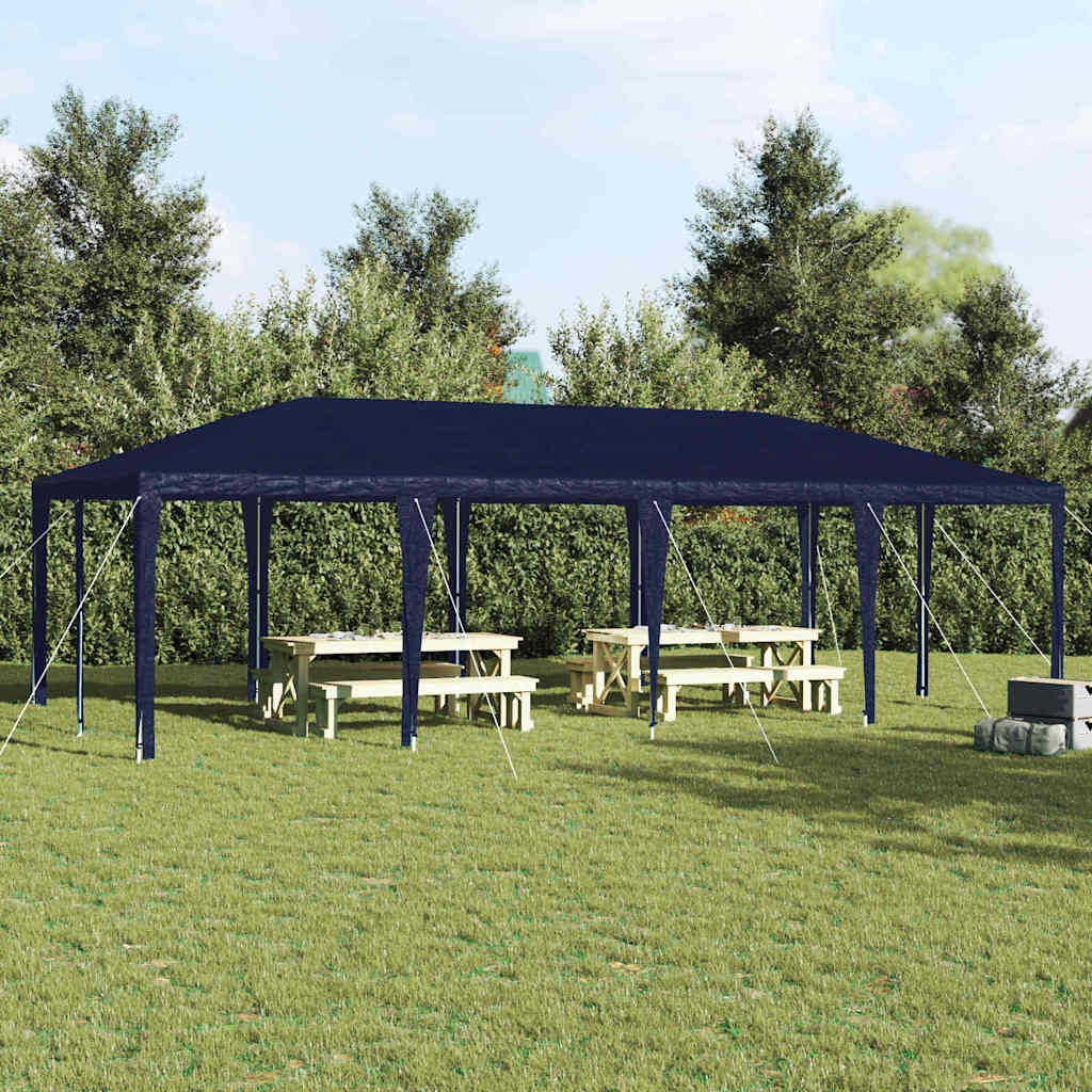 Party-Zelt Weiß 400 x 400 x 266 cm Polyethylen und Stahl