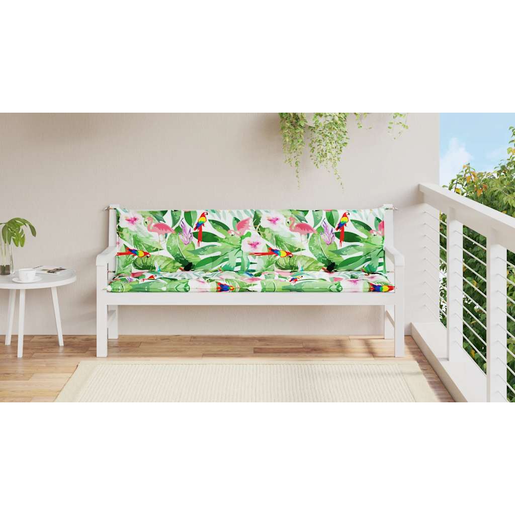 Gartenbank-Auflage Anthrazit 100x(50+50)x7 cm Oxford-Gewebe