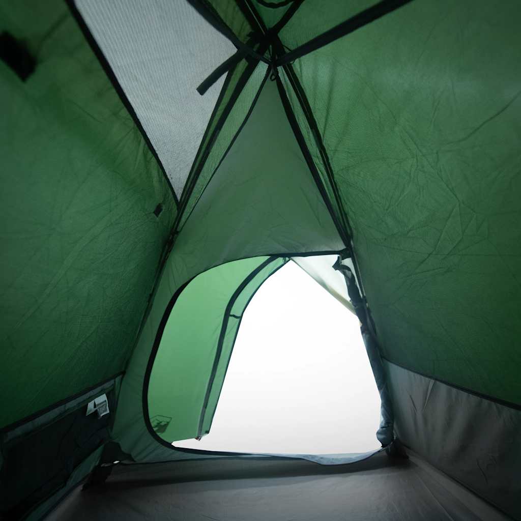 Kuppel-Campingzelt 2 Personen Olivgrün Wasserdicht