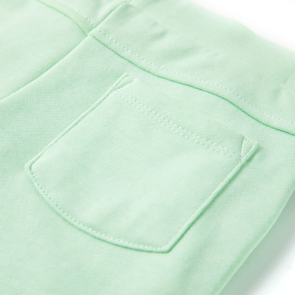 Kindershorts mit Kordelzug Blau Melange 116