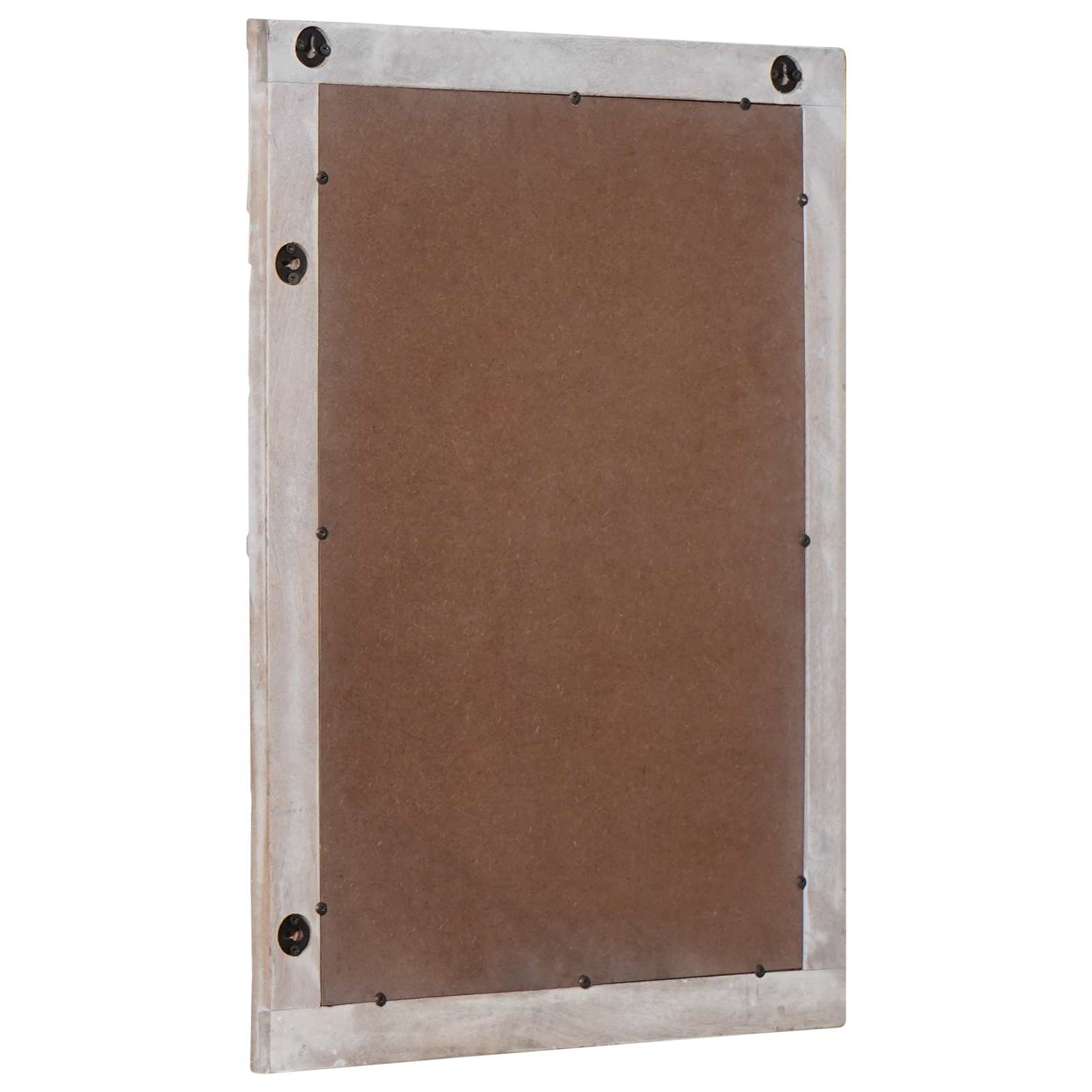 Wandspiegel Walnussbraun 70 x 50 cm Holzwerkstoff und Glas