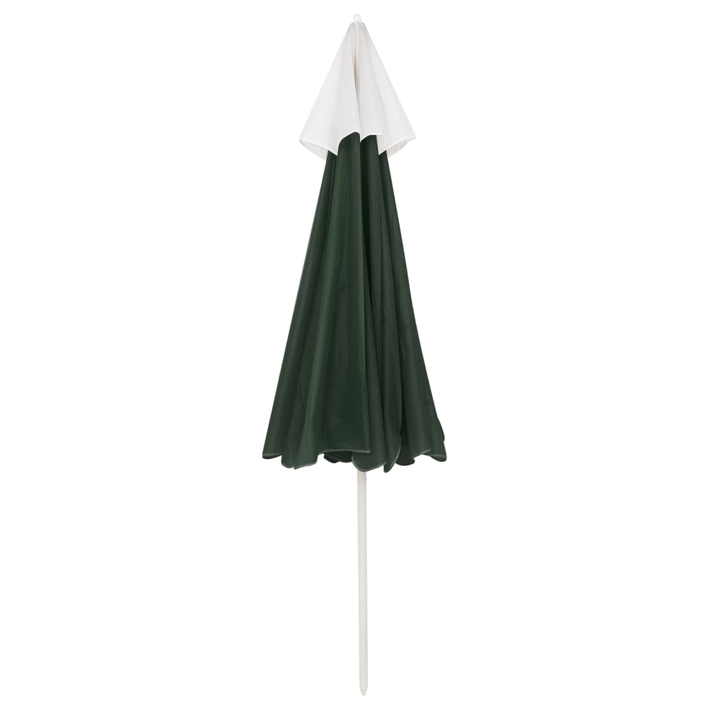 Sonnenschirm mit Stahlmast Sandfarbe 180 cm