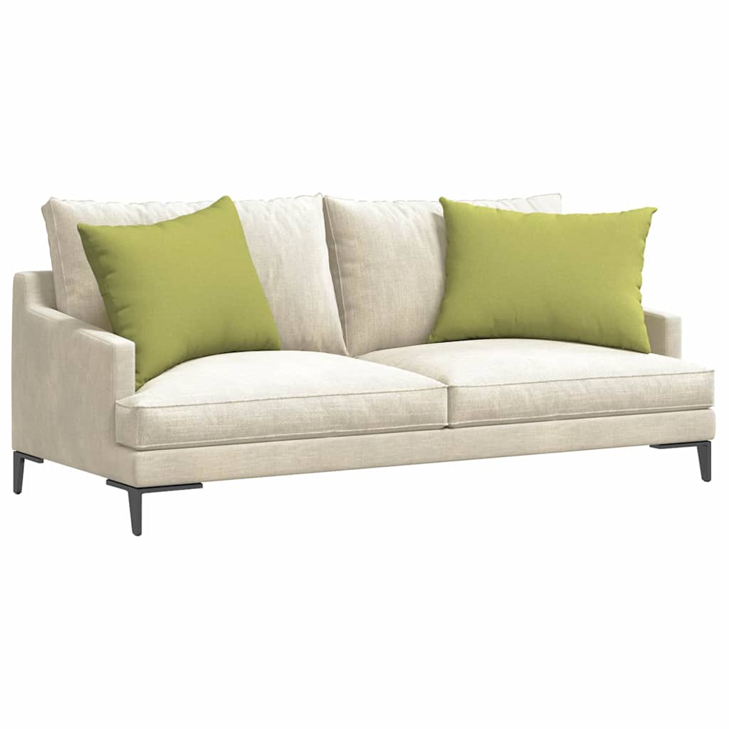 Sofakissen 2 pcs Hellgrau 50 x 30 cm Stoff