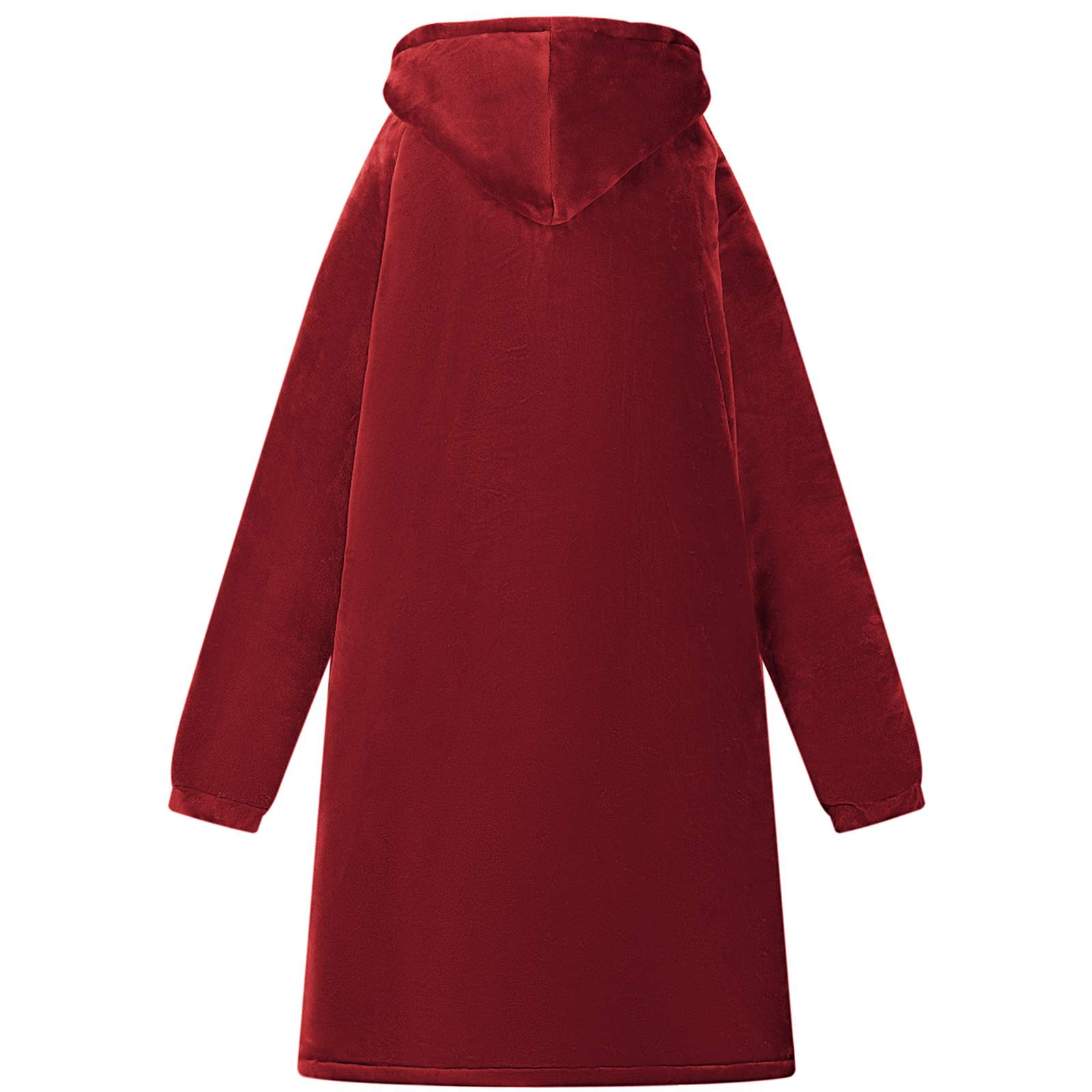 Decken-Hoodie Beige M Fleece und Flanell