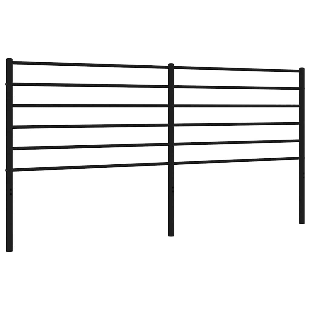 Ersatz-Kopfteil Metall Schwarz 80 cm