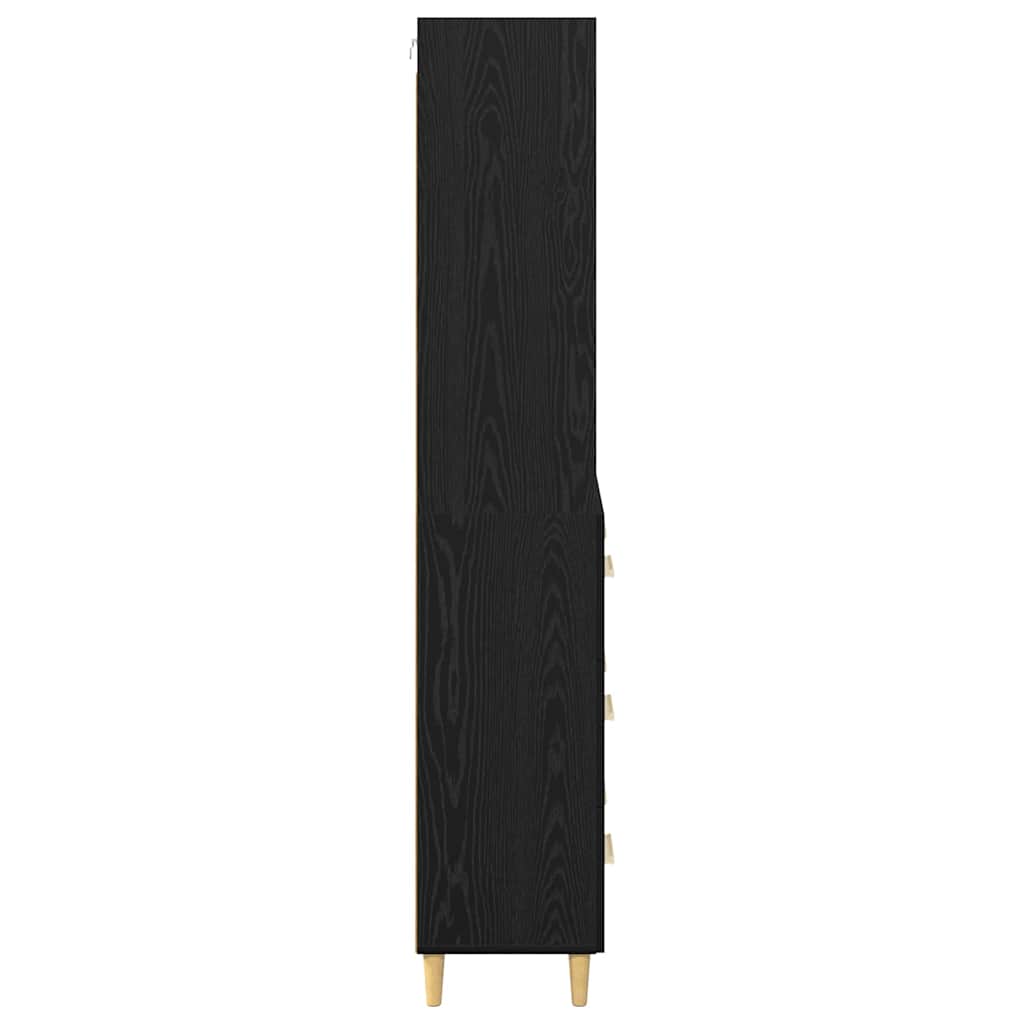 Highboard Altholz 69,5 x 32,5 x 180 cm Holzwerkstoff